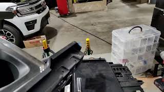 2024 Ford Expedition center console disassemble, cup holder, gear selector, charging/com port 2/2.