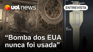 Israel x Irã: Bomba dos EUA percorre altas profundidades e precisa de avião especial, diz professor