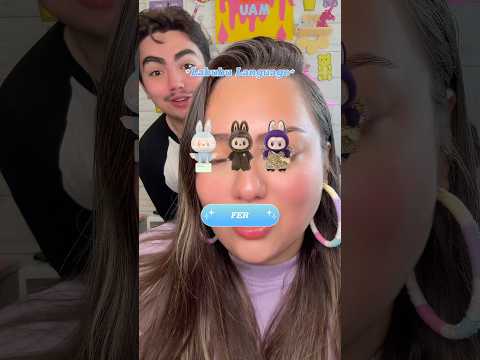 Filter Tells Us Our Labubu Language 😱😍#shorts