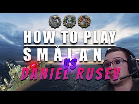 World Of Warships - How To Play Småland (vs Daniel Rusev)