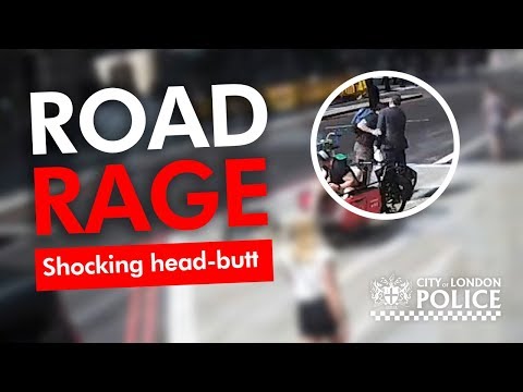 City of London Police Appeal - Can you help identify cyclist who violently head-butted a pedestrian.