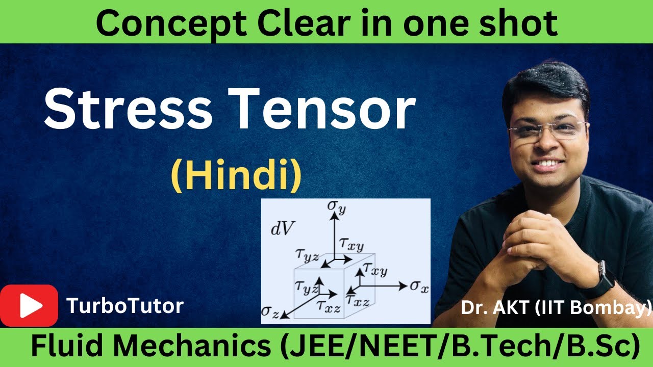 Stress Tensor (Nine component of Stress) |AKT_Hindi