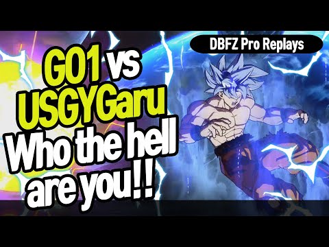 【DBFZ】 GO1 vs USGYGaru, Who is this guy!! 【DBFZ Pro Replays】