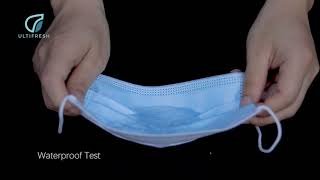 Ultifresh™️ 3 Ply Surgical Mask Testing