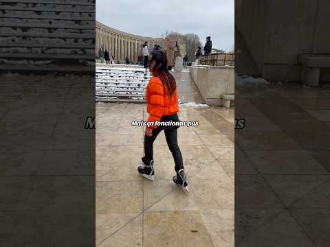 J’ai marcher 1km dans Paris avec mes patins 😅