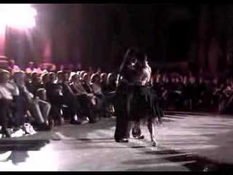 Pablo y Dana at the Genova Tango Festival 2007