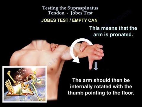 Testing the Supraspinatus muscle , Jobes Test - Everything You Need To Know - Dr. Nabil Ebraheim
