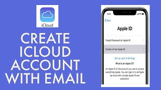 How to Open/Create iCloud Account with Email? iCloud Sign Up &amp; Account Registration 2021