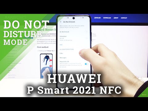 How to Enable Do Not Disturb on HUAWEI P Smart 2021 - DND Mode