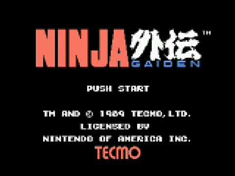 nes collections - Ninja Gaiden - master ninja theme