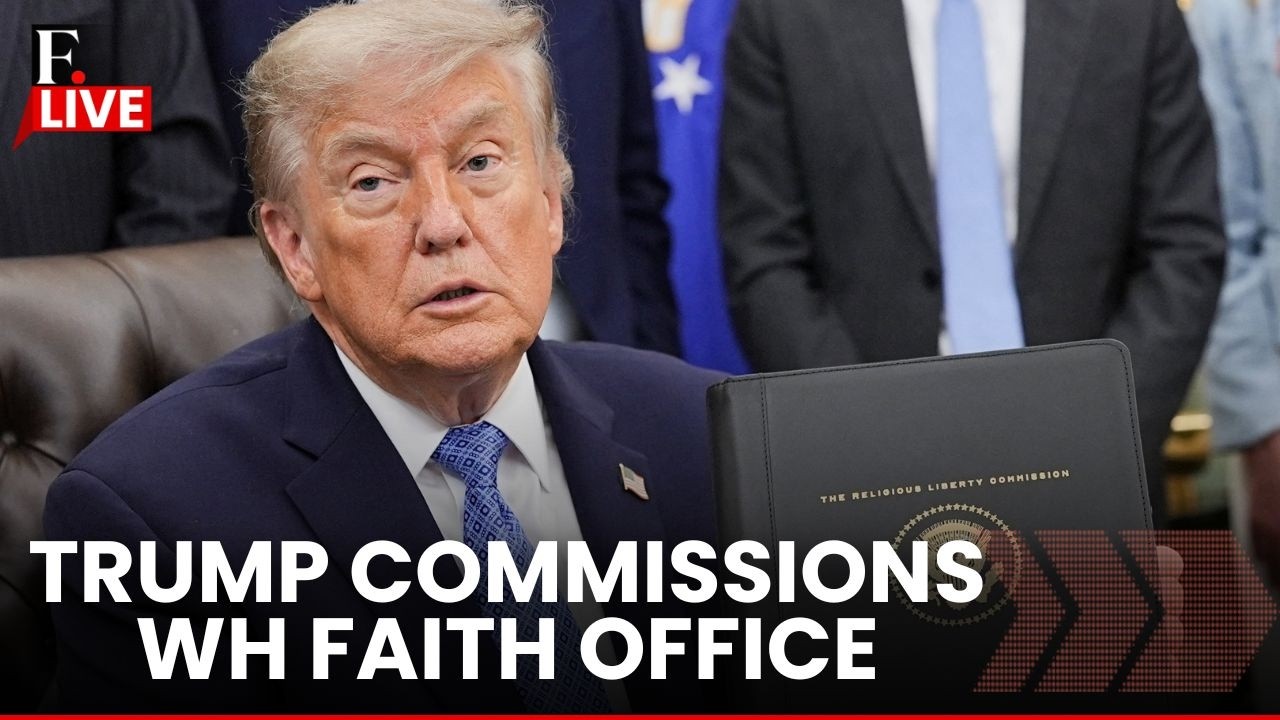 Trump LIVE: US President Donald Trump Signs Executive Order to Establish White House Faith Office