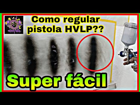 cómo regular pistolas hvlp para pintar (manera fácil)