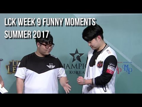 LCK WEEK 9 | FUNNY/FAIL MOMENTS - 2017 Summer split