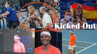 Nadal & the Crowd Get Woman KICKED OUT of Arena! video