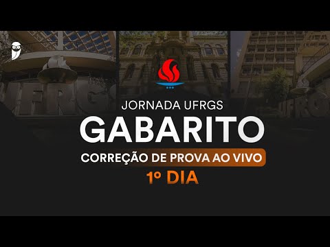 Gabarito UFRGS 2026 – Correção de prova AO VIVO (1º dia)