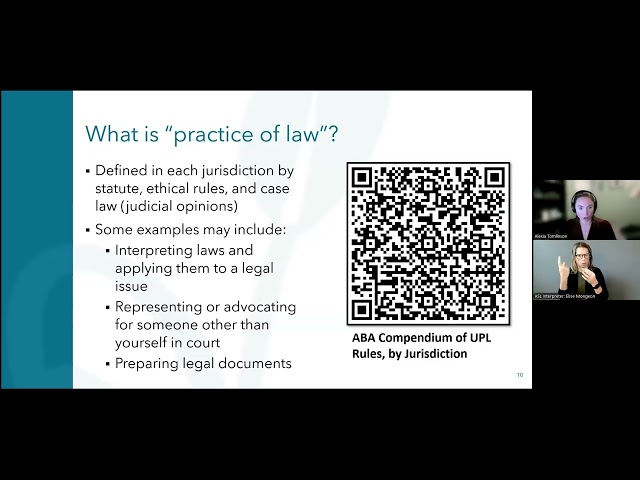 Legal Information or Legal Advice? Walking the Line (Dec 2025)