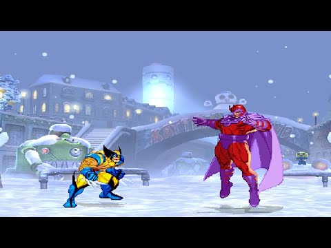 ADD004 MUGEN: Wolverine (Me) Vs Magneto