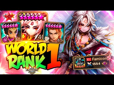 NEW WORLD RANK 1 in Special League | FAMICOM - Summoners War
