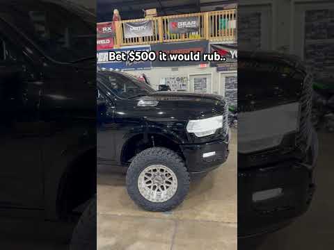 can you guess the size of this setup? #perfectionwheels #ram #cummins #beadlock #truck #2025