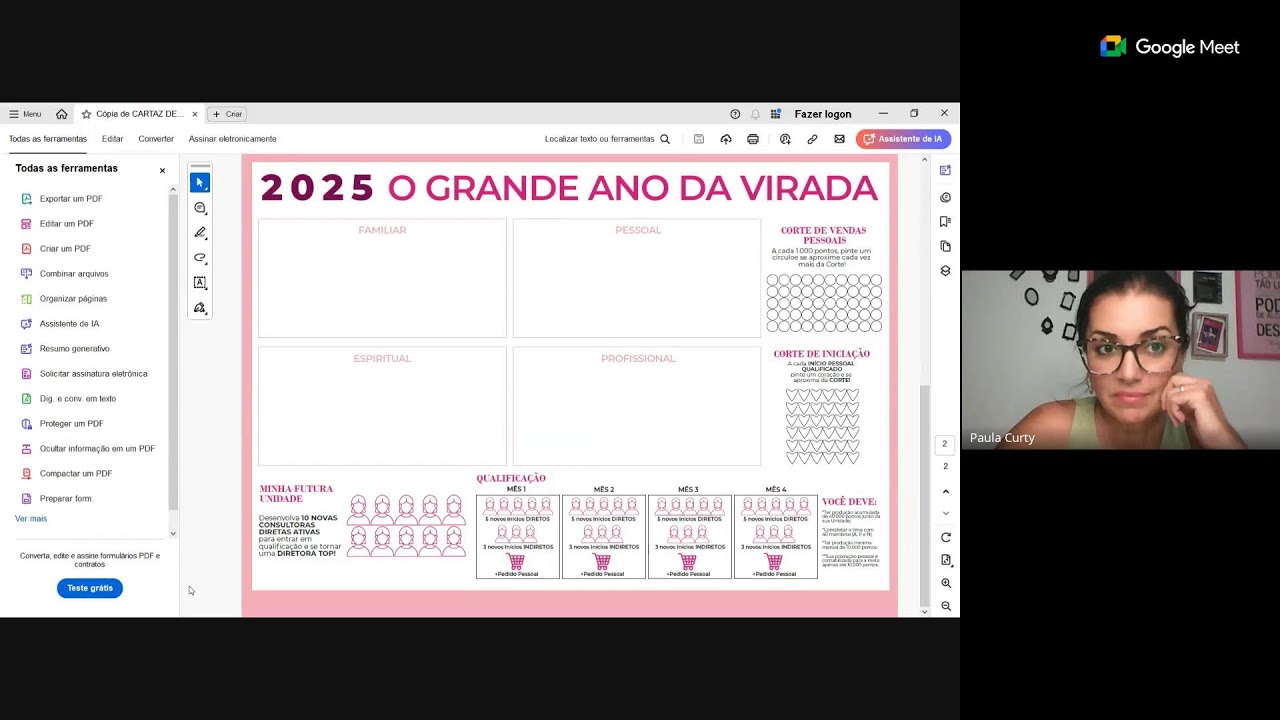 Cartaz de Metas 2025