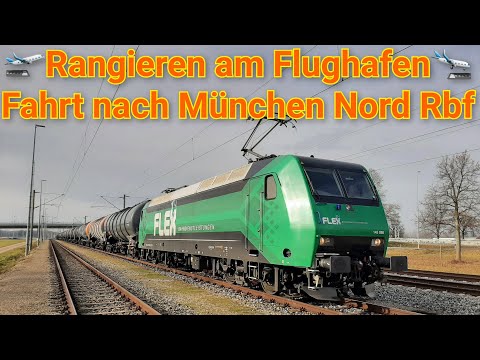 Frühschicht mit Rangieren und Zug abholen am Münchner Flughafen und fahrt nach München Nord Rbf