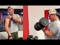 Bicep Curling 80LB cheat reps