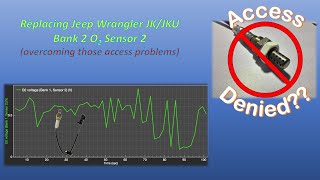 Replacing the Driver Downstream/Rear (Bank 2 Sensor 2) O2 Sensor on Jeep JK/JKU