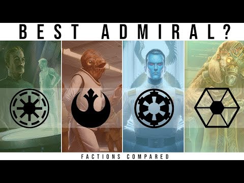 Which Star Wars Faction has the BEST ADMIRAL? | Star Wars Legends Lore