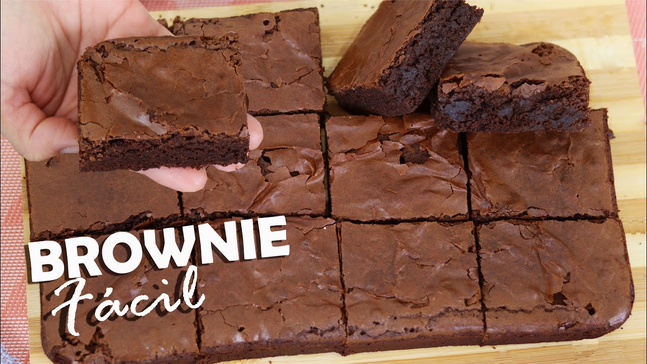 A RECEITA MAIS FÁCIL DE BROWNIE QUE JÁ FIZ - FICA PERFEITO MOLHADINHO E CRAQUELADO - DIKA DA NAKA
