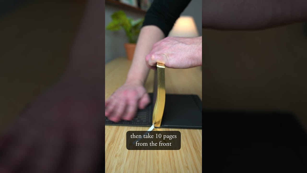 Don’t start using a new notebook until you do this (NO CREASES)