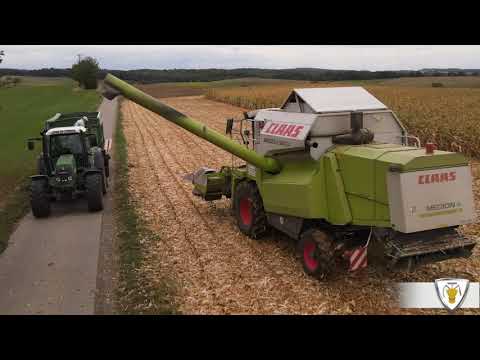 Landwirte Eppingen -  Maisernte auf Testfeld mit KWS