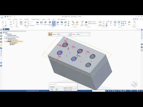 #16 solid edge holes tutorials for beginners