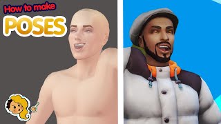 Sims 4 Tutorial l How to Create Custom Poses QUICK and EASY ✔️