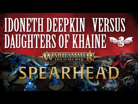 Spearhead Battle Report - Idoneth Deepkin Versus Daughters of Khaine