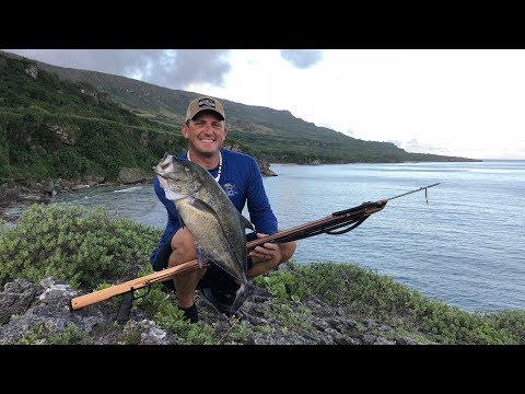 Spearfishing off the Cliffs of Rota, CNMI {Catch Clean Cook}