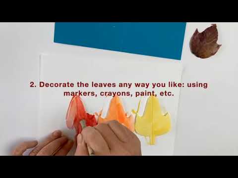 POP-UP LEAF CARD - ART TUTORIAL