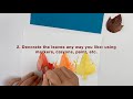 POP UP LEAF CARD ART TUTORIAL