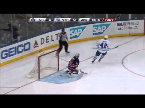 Tyler Bozak Penelty Shot Goal - Leafs 1 vs Rangers 0 - Mar 5th 2014 (HD)