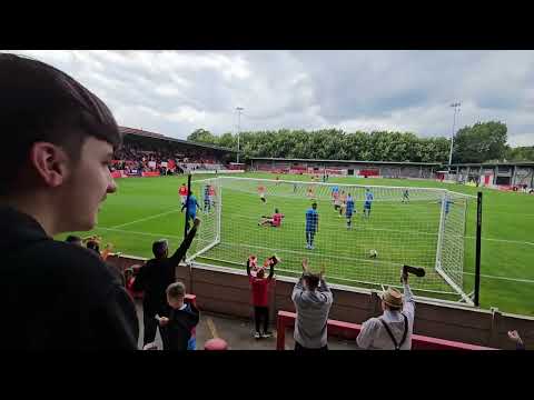 FC United open the scoring vs Ilkeston 17/8/2024
