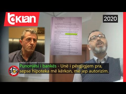 Manipulimi i borxhit/ Banka lejon ekzekutimin e prones kolateral! - Stop - 1 Dhjetor 2020