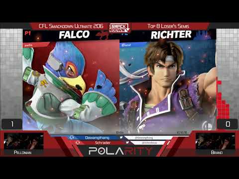 CFL Smackdown 206 Ultimate - Pellonian (Falco) vs Brand (Richter) - Losers Semis