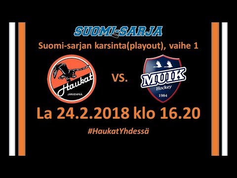 Maalikooste Haukat - Muik Hockey SS-karsinta 24.2.2018