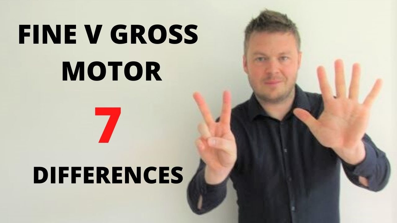 7 Differences Between Fine And Gross Motor Skills