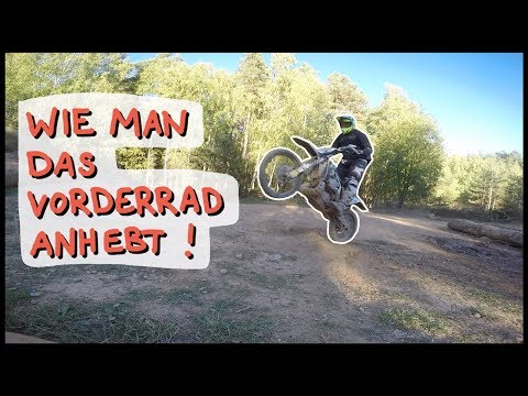 Wie fahre ich über ein Hinderniss ? Teil1: Vorderrad anheben