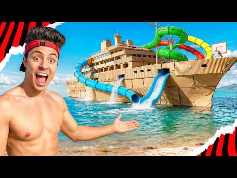 I BUILT THE BIGGEST CARDBOARD BOAT IN THE WORLD!