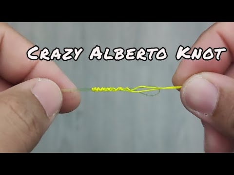 Best and Easy Fishing Knots: Alberto Knot - from Braid to Fluorocarbon or Braid to Mono