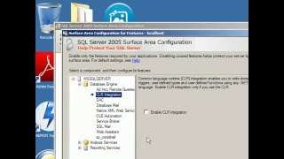Enabling SQLCLR in SQL2005