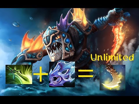 Crazy AttackSpeed Slark with moonshard ! 23 Kills [MidOne] Patch 7.21
