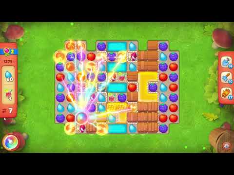 Gardenscapes 1279 Hard Level - 13 moves - NO BooSTERS