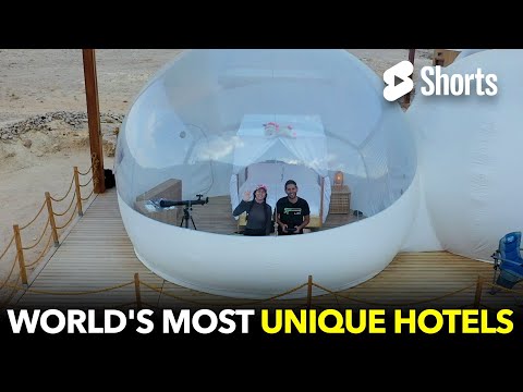 World's most unique hotels (bubbles,vans,tents,and gold!)
